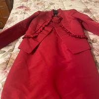 Vestito rosso rosa