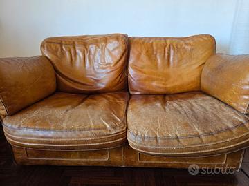 Divano in pelle 2 posti