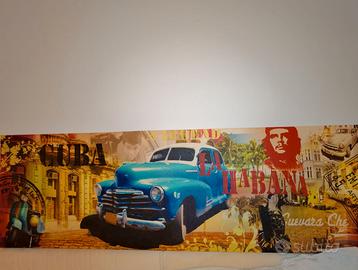 Quadro Cubano originale su Batik, vernice lavabile