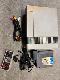 Console NINTENDO NES + Doppio Gioco Anni 80 - OK