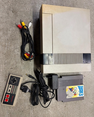 Console NINTENDO NES + Doppio Gioco Anni 80 - OK