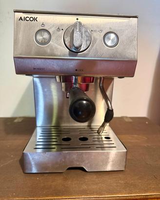 Macchina per caffè espresso Aicok in acciaio inox