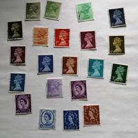 Francobolli Inghilterra usati