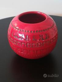 Bitossi Vaso Rosso Anni '60