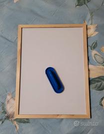 Lavagna bianca con cancellino