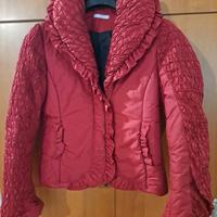 elegante giacca piumotto bordeau 