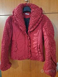elegante giacca piumotto bordeau 