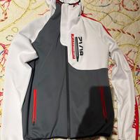 Giacca in cotone tecnico Ducati, con cappuccio.