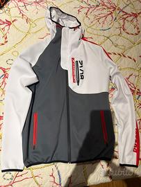 Giacca in cotone tecnico Ducati, con cappuccio.