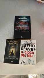 Lotto di 3 libri thriller - gialli