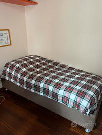 Letto singolo Oggioni (85x190) + Materasso Memory