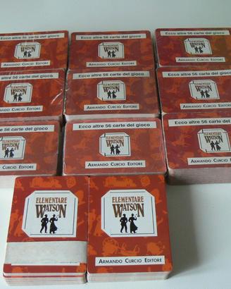 Mazzi CARTE compl. gioco "ELEMENTARE WATSON" 1990
