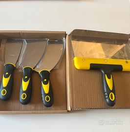 Set 4 spatole per stucco