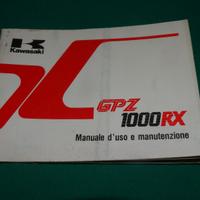 Libretto uso e manutenzione kawasaki gpz 1000 rx