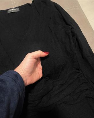 Pullover nero tg.M Camomilla