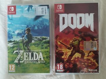 Doom e Zelda Breath of the wild per switch