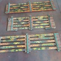 Set di sponde dipinte a mano per ape 601/703
