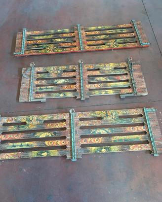 Set di sponde dipinte a mano per ape 601/703