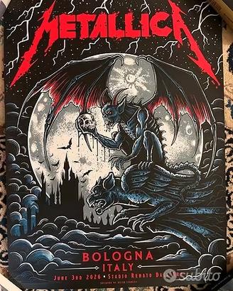 METALLICA M72 WT - Pop Up Poster Bologna Numbered