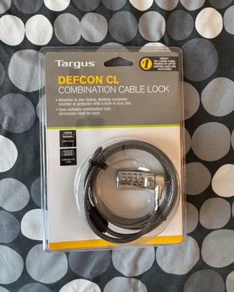 Targus DEFCON cavo antifurto per laptop - Nuovo