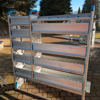 allestimento scaffalatura Sortimo per furgone