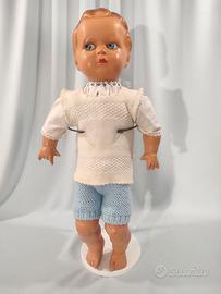 BAMBOLA IN COMPOSIZIONE ANNI 20 VINTAGE viso LENCI