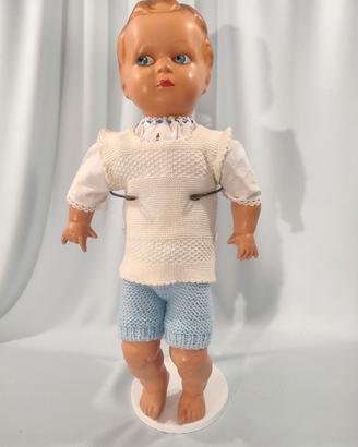 BAMBOLA IN COMPOSIZIONE ANNI 20 VINTAGE viso LENCI