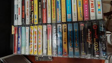 Blocco 230 cassette a nastro anni 90 etc.. 