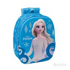 Zaino Scuola Frozen 3D con lucine a LED asilo