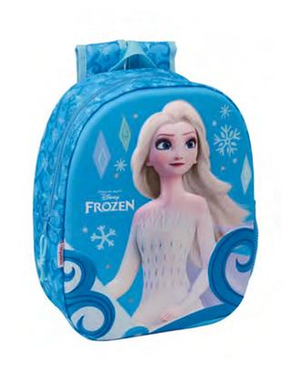 Zaino Scuola Frozen 3D con lucine a LED asilo