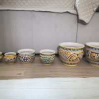 Porta vaso ceramica Caltagirone