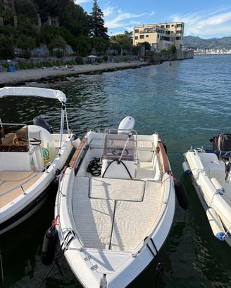 Barca 5.50 mt con motore selva xs 40 cv