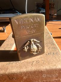 Zippo riproduzione vietnam era Marines Corps