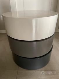 Trio 1 Modern End Table - Tavolino di design