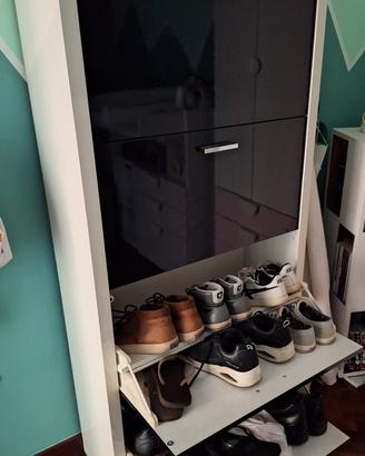 Scarpiera 4 ante legno laccata