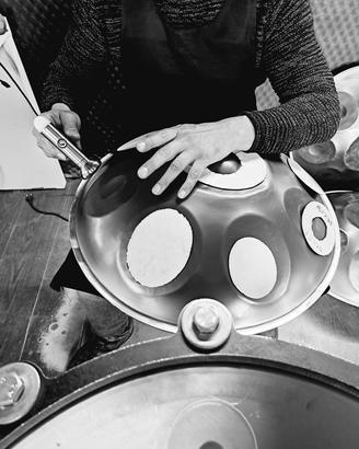 Handpan RE MIN dirett dal costruttore  100% ITALY 