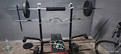 panca multifunzione e bilancieri