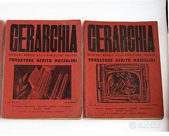 GERARCHIA - RASSEGNA DELLA RIVOLUZIONE FASCISTA 