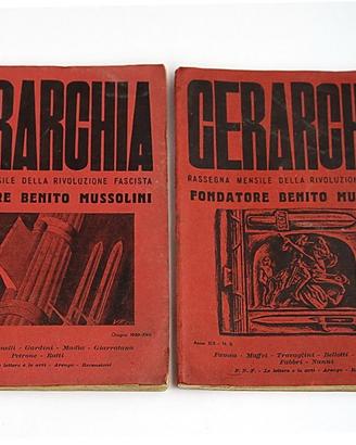 GERARCHIA - RASSEGNA DELLA RIVOLUZIONE FASCISTA 