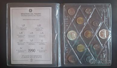monete divisionale 1990 collezionismo