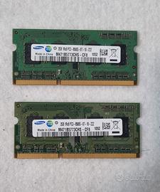 Moduli RAM DDR3 Samsung  - Pc portatile- 4GB 