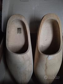 zoccoli artigianali olandesi in legno