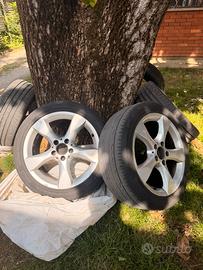 Cerchi 17" ORIGINALI MERCEDES + Treno Gomme