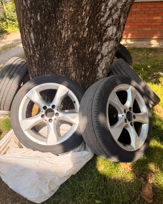 Cerchi 17" ORIGINALI MERCEDES + Treno Gomme