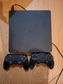 PS 4 con 2 controller