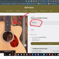 Eastman E1OMCE DLX*come nuova in garanzia*massello