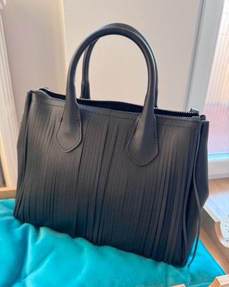 Black GUM bag with fringes