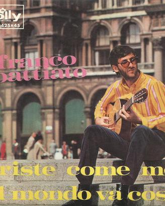 FRANCO BATTIATO Triste come me 45 giri 1967