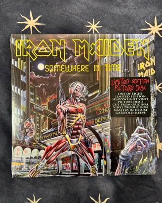 Iron Maiden Somewhere in time usa picture disc lp
