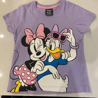 Maglia,T-Shirt Disney Viola Bimba Bambina 3-4 anni